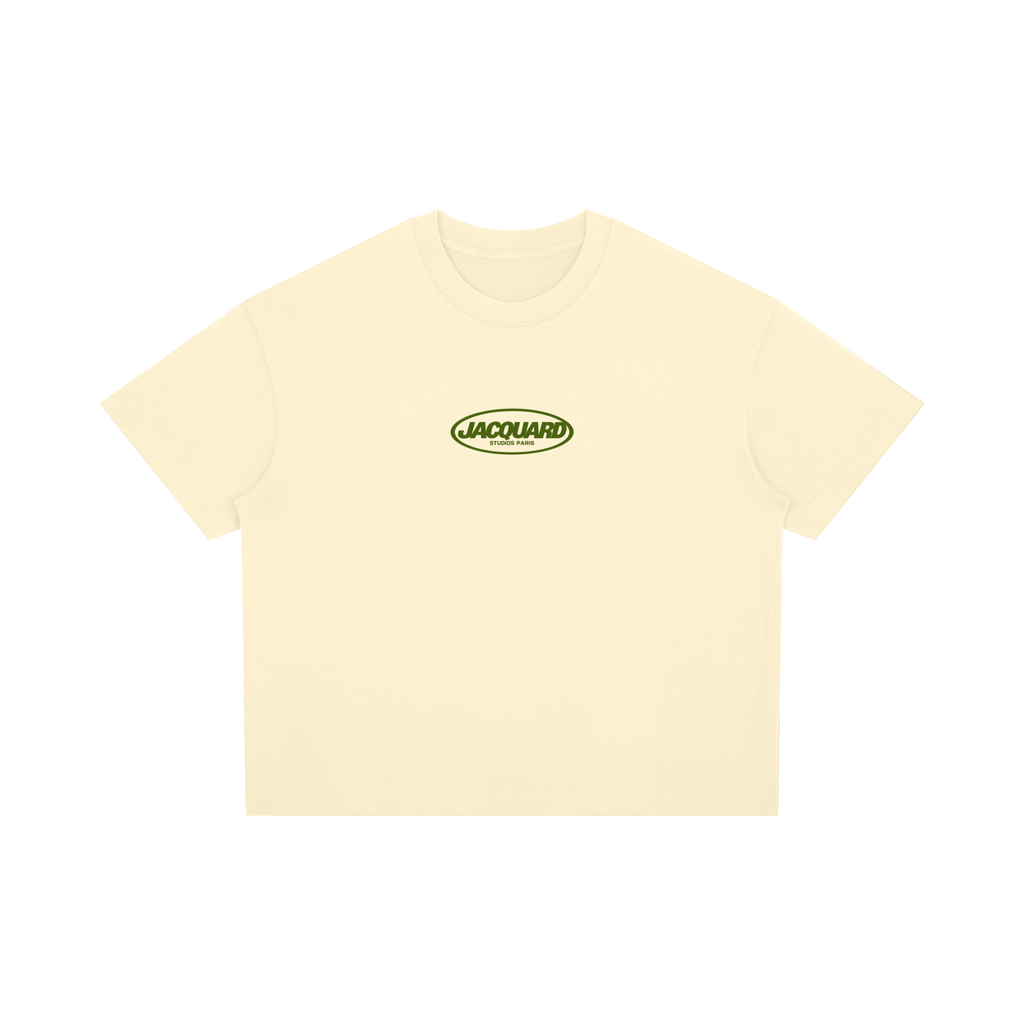 JacquardStudios Logo T-Shirt in Apricot