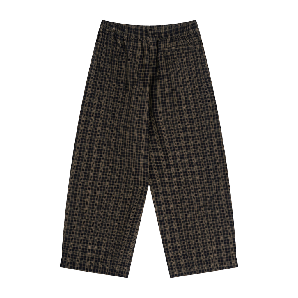 Pants of the JacquardStudios Plaid Tracksuit in Black Plaid, alternate view