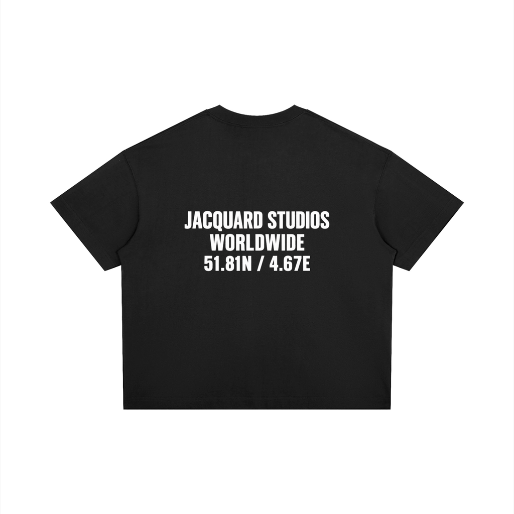 JacquardStudios Coordinates T-Shirt in Black, alternate view
