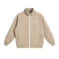 JacquardStudios Studio Stripe Collar Jacket in Khaki