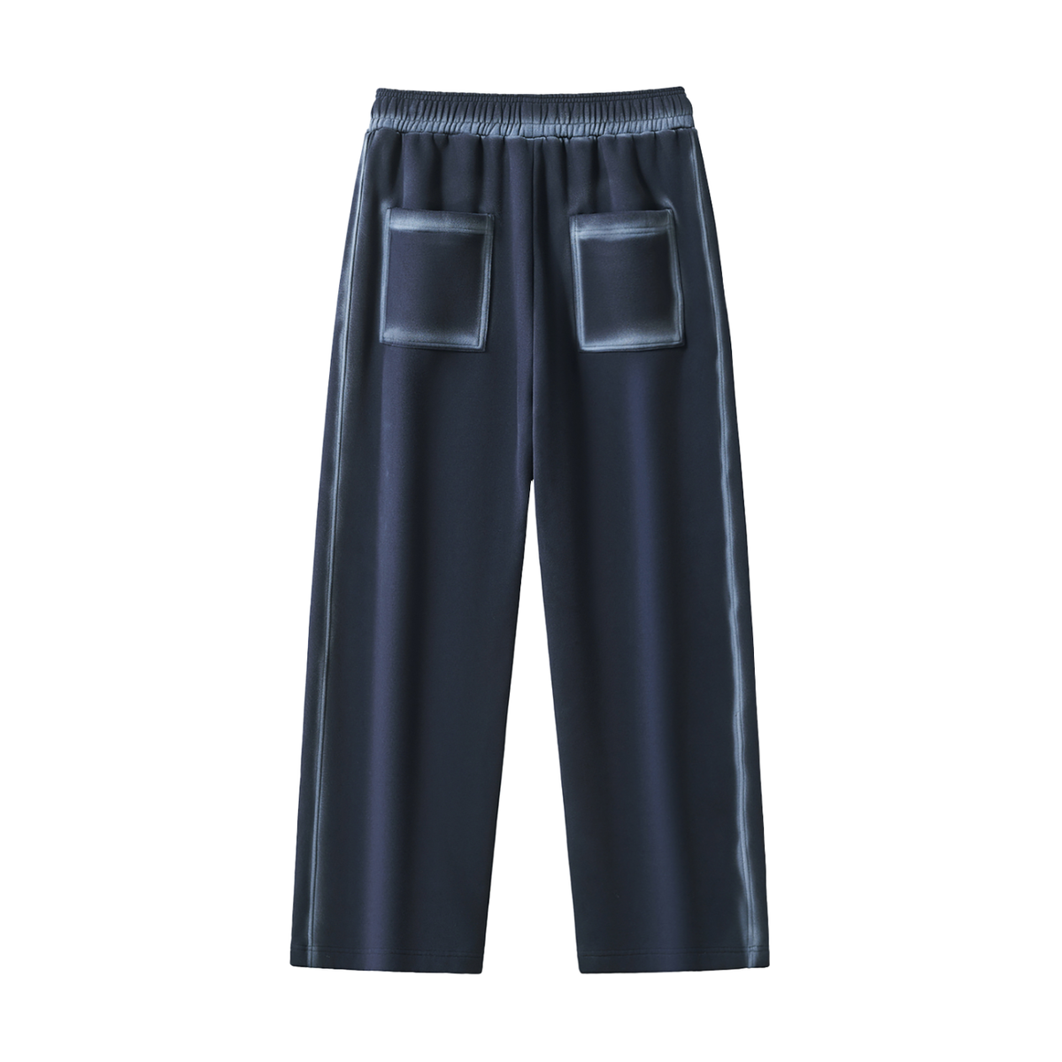 Sweatpants of the JacquardStudios Sunfaded Edge Fleece Tracksuit in Washed Blue, alternate view