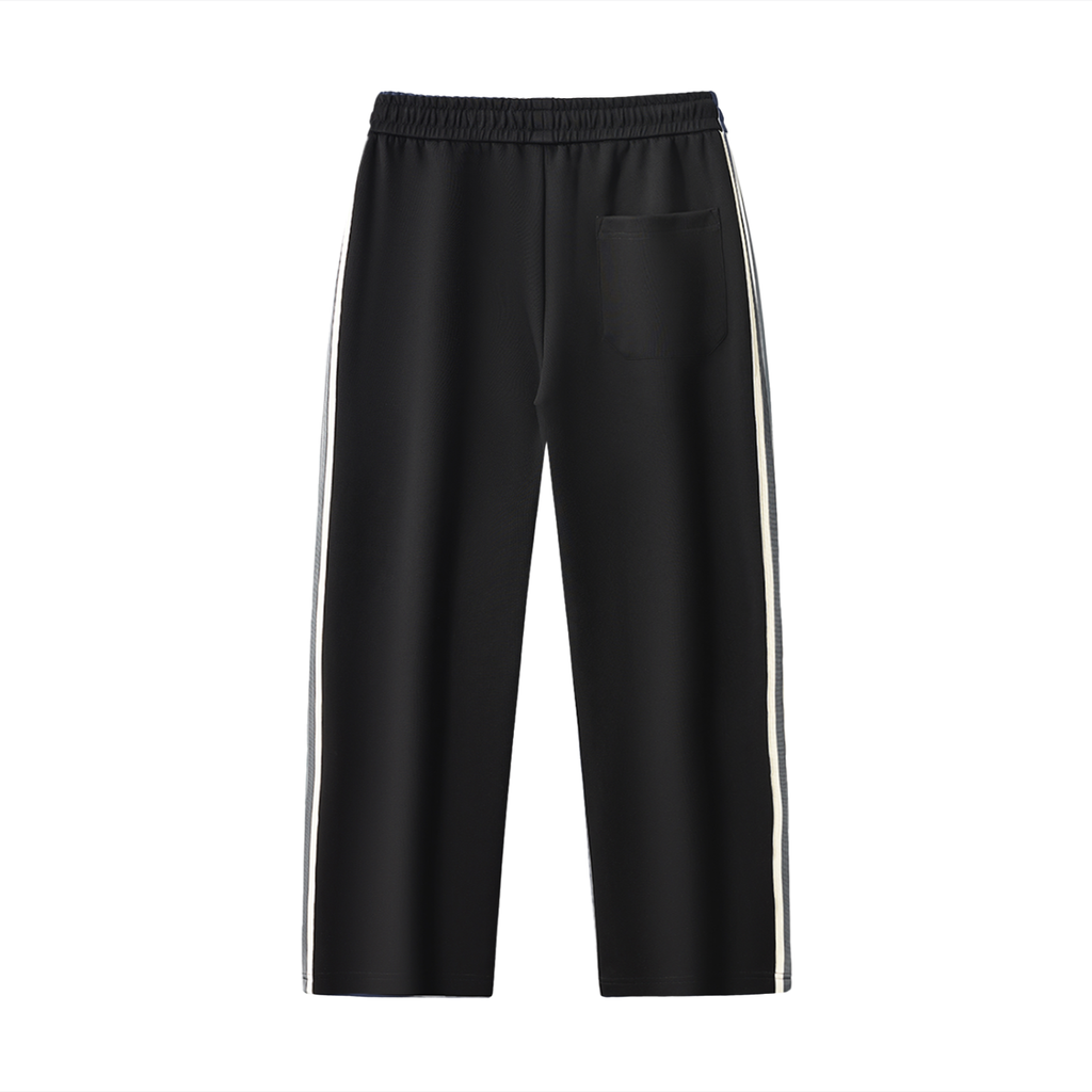 JacquardStudios Studio Stripe Straight Pants in Black, alternate view