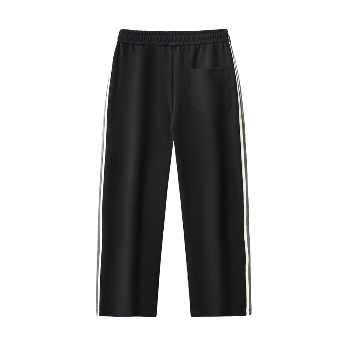 JacquardStudios Studio Stripe Straight Pants in Black, alternate view