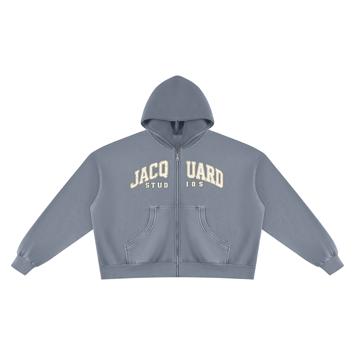 Hoodie of the JacquardStudios Wash Fleece Tracksuit in Washed Blue