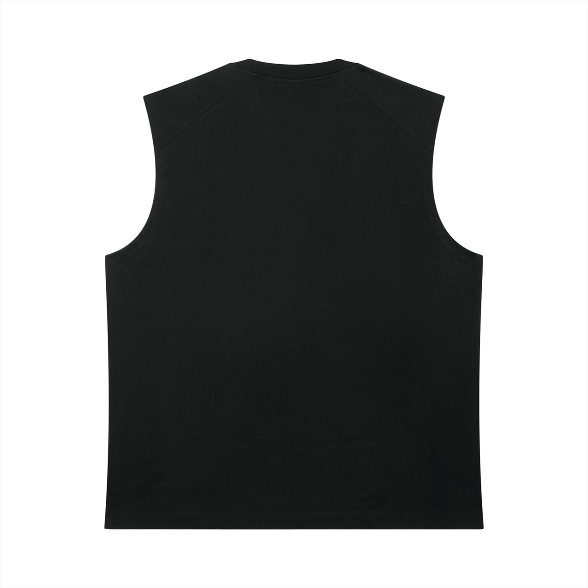 JacquardStudios Golden Men’s Heavyweight Tank Top in Black, alternate view