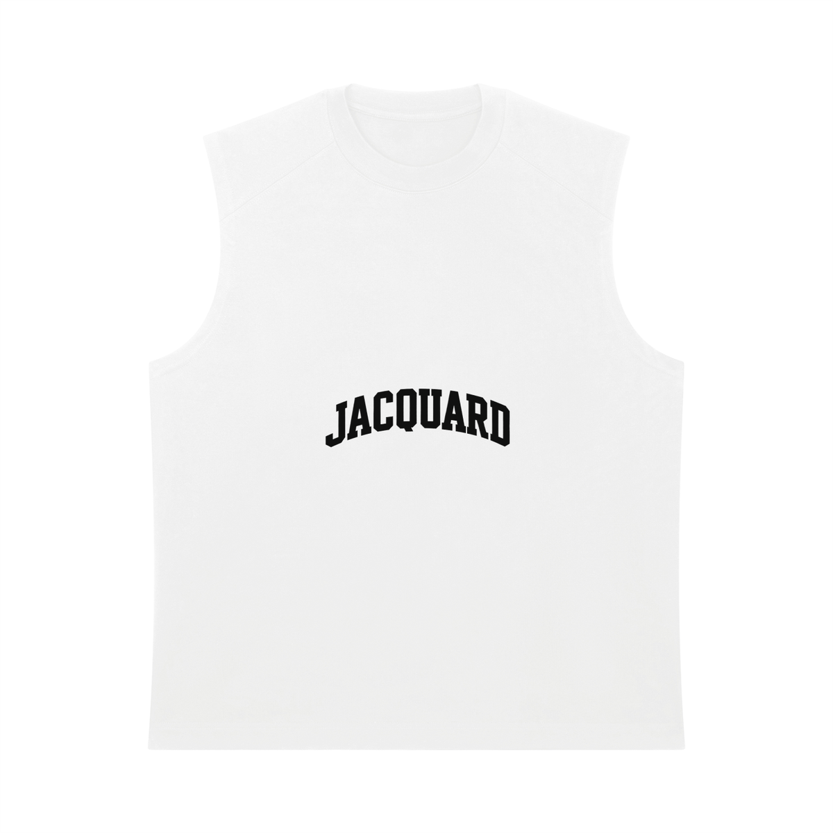 JacquardStudios Men’s Heavyweight Tank Top in White
