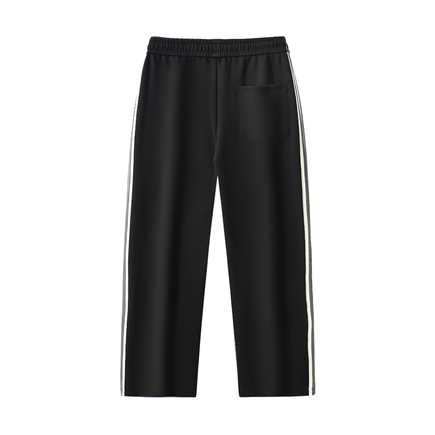 JacquardStudios Studio Stripe Straight Pants in Black, alternate view