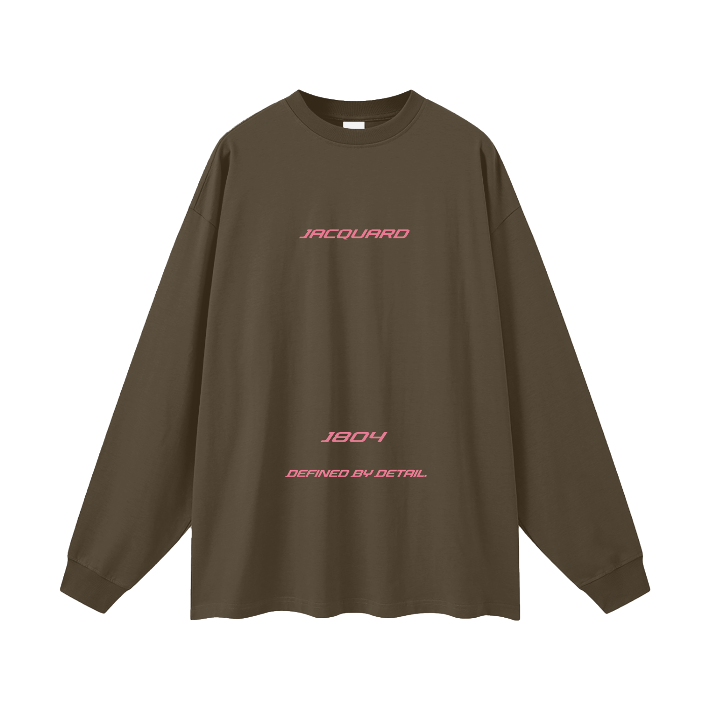 JacquardStudios Triple Oversized Unisex Long Sleeve in Brown