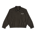 Jacket of the JacquardStudios Plaid Tracksuit in Black Plaid