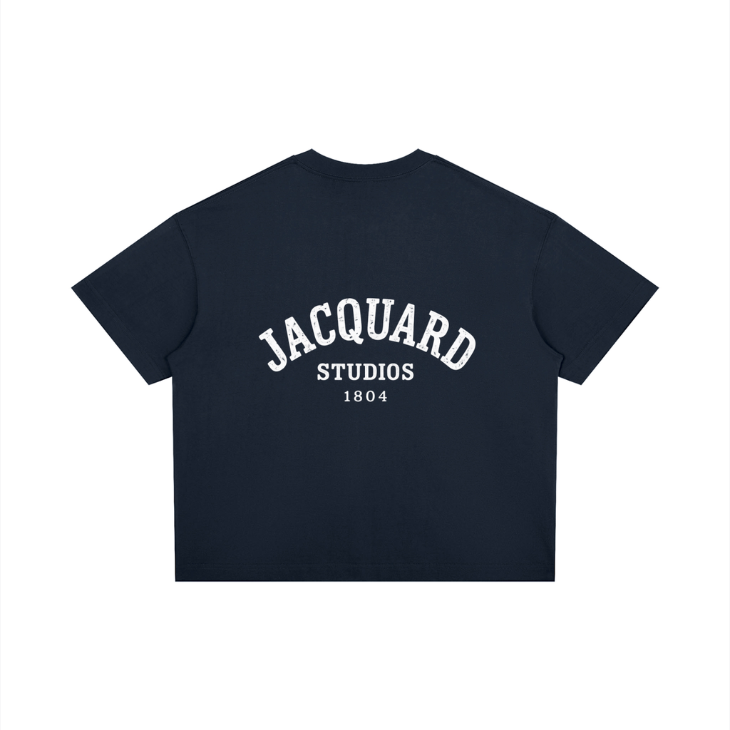 JacquardStudios 1804 T-Shirt in Navy Blue, alternate view