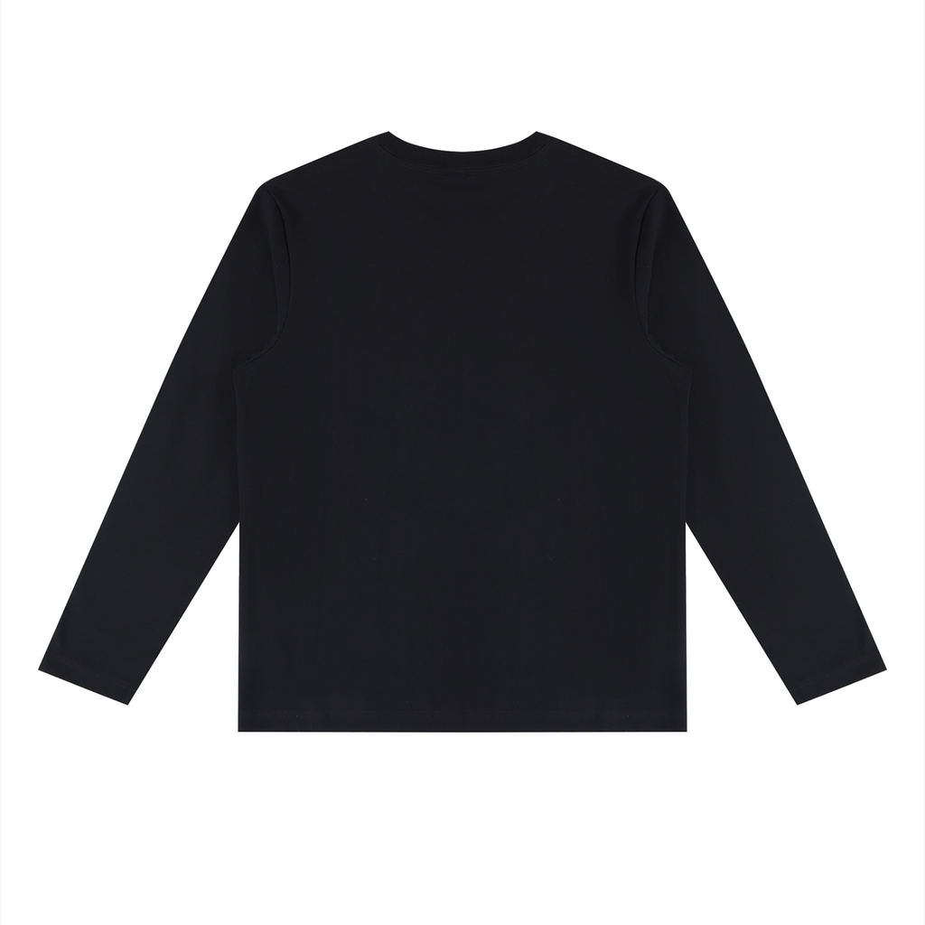 JacquardStudios Unisex Heavyweight Long Sleeve in Black, alternate view