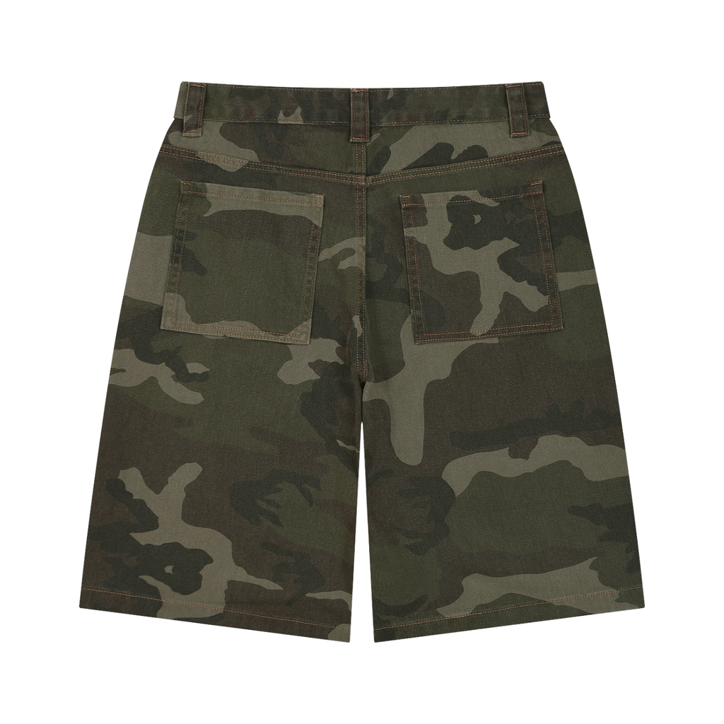 JacquardStudios Camo Shorts in Green Camo, alternate view