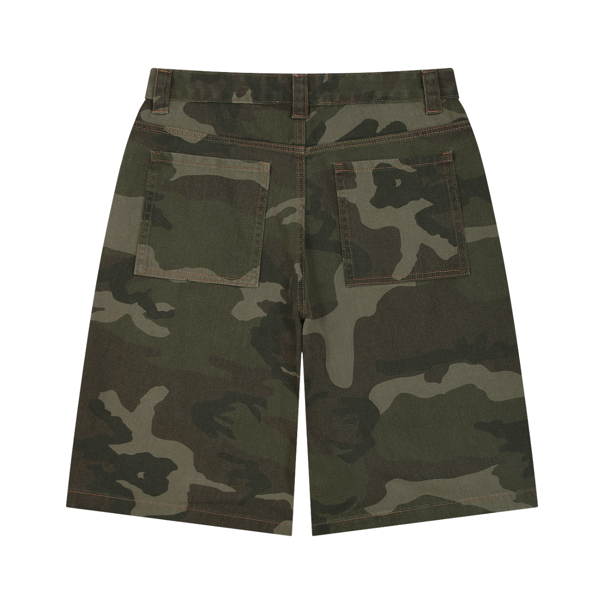 JacquardStudios Camo Shorts in Green Camo, alternate view