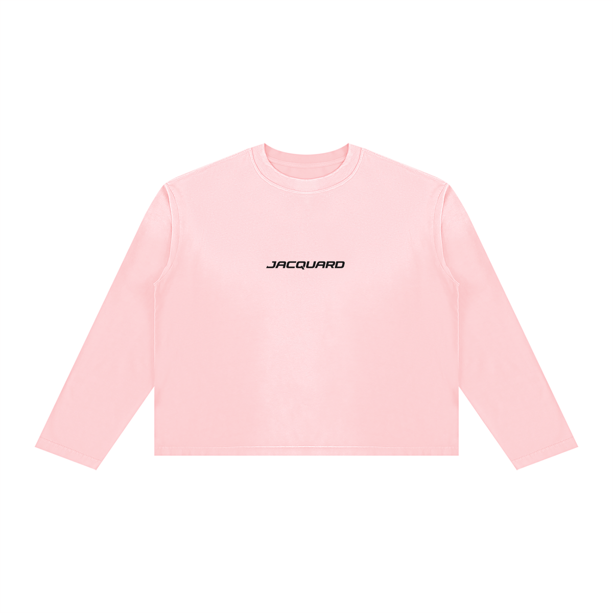 JacquardStudios Classic Unisex Sunfade Boxy Long Sleeve in Pink