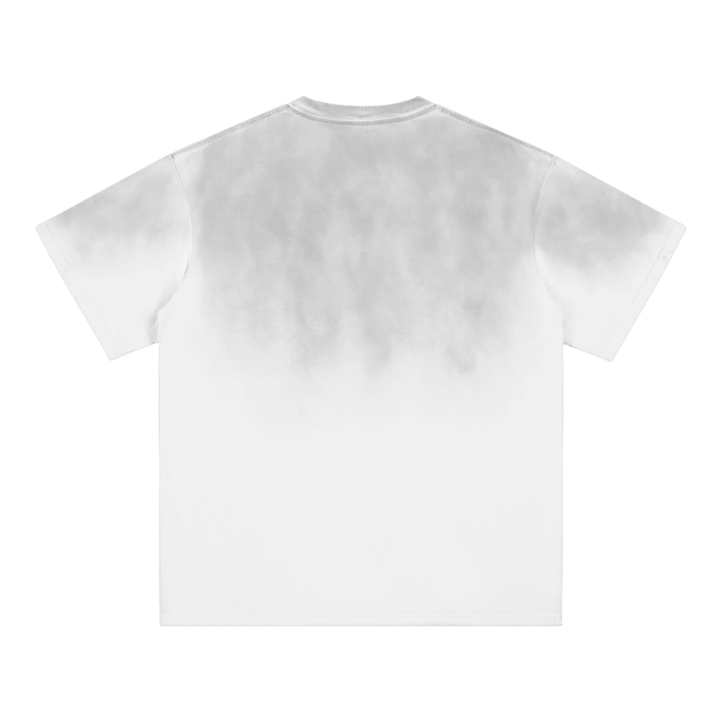JacquardStudios Atelier Sunfade Edge T-Shirt in White, alternate view