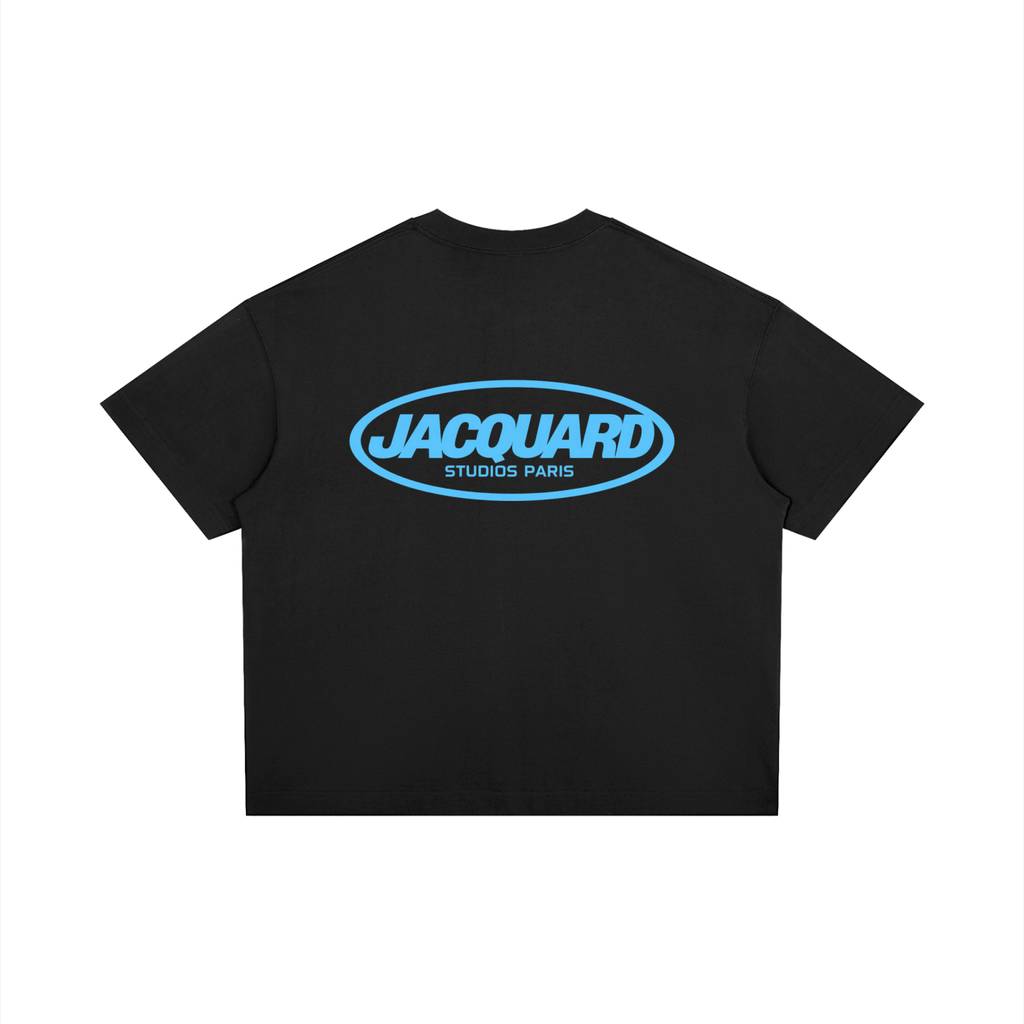 JacquardStudios Logo T-Shirt in Black, alternate view