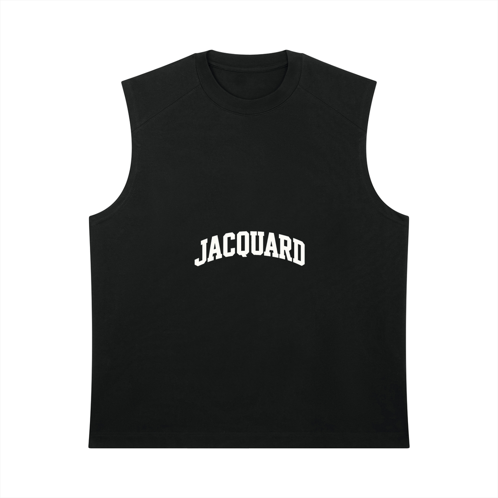 JacquardStudios Men’s Heavyweight Tank Top in Black