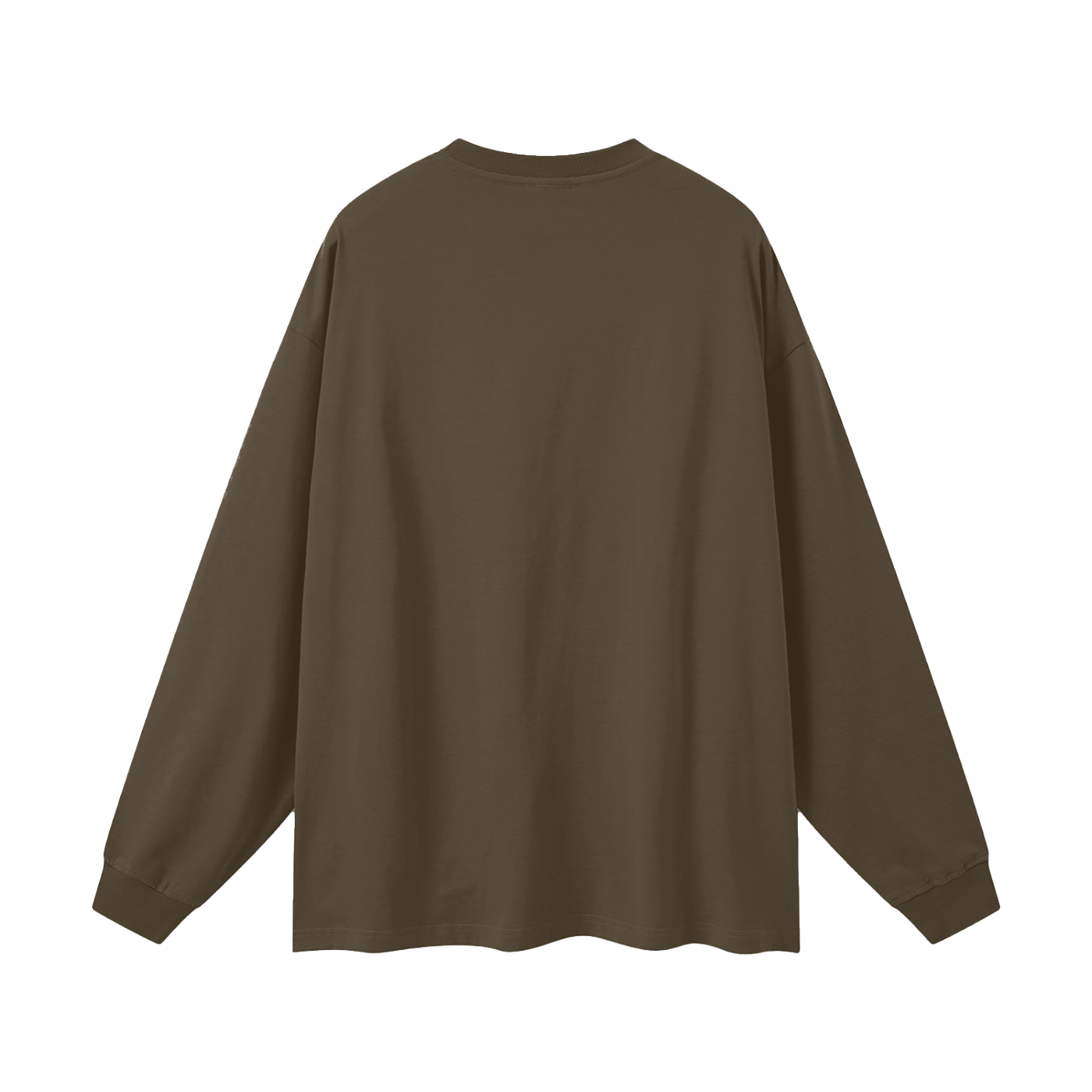 JacquardStudios Golden Oversized Unisex Long Sleeve in Brown, alternate view