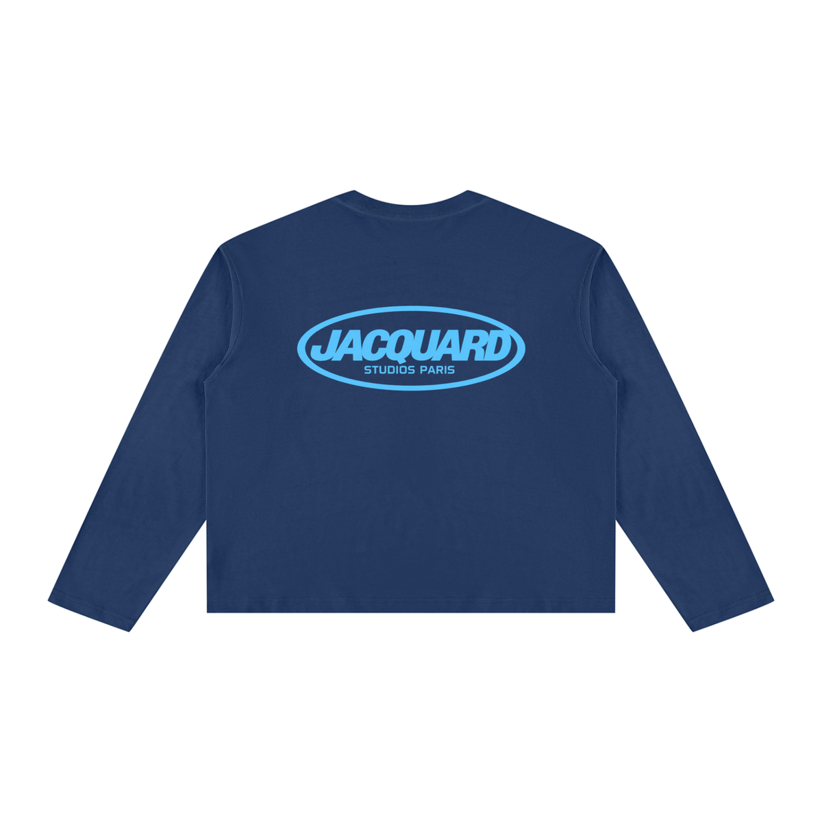 JacquardStudios Logo Longsleeve in Navy Blue, alternate view